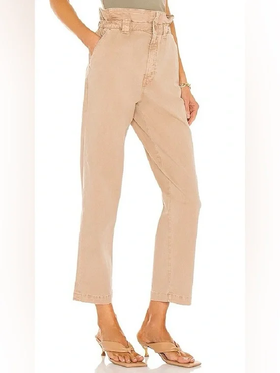 MOTHER The Yoyo Ruffle Greaser High Waisted Ankle Jeans, size 27 - Picture 4 of 13